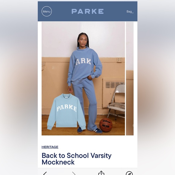 Parker Blue Sweatshirt - Picture 2 of 2